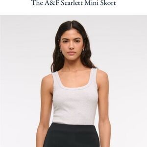 Abercrombie & Fitch Black Skort